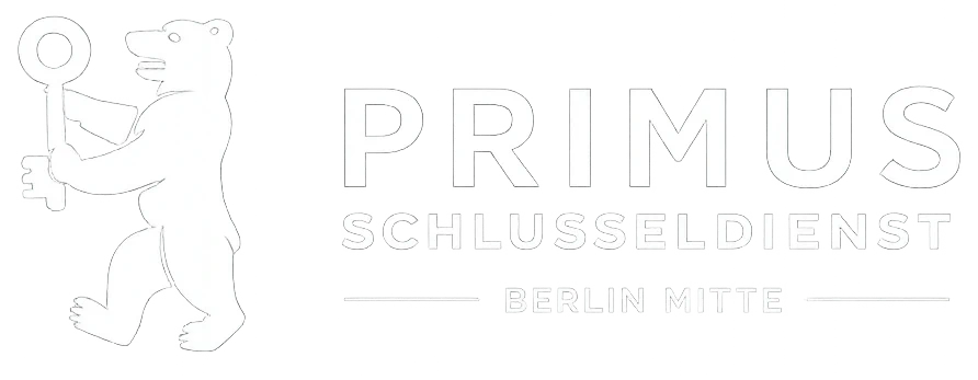 Primus Schlüsseldienst & Sicherheitstechnik Logo weiß